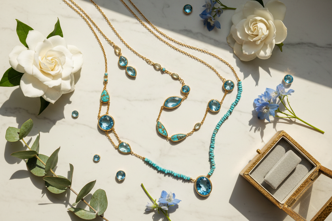 Color Meets Luxury: The Best Gold Gemstone Necklaces to Shop Now