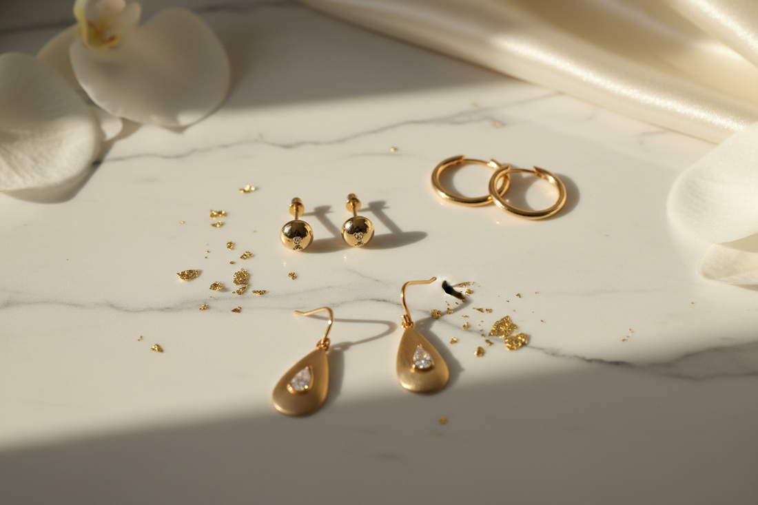 Gold Earrings 101: Studs, Hoops, and Dangles — Which Style Is Right for You?