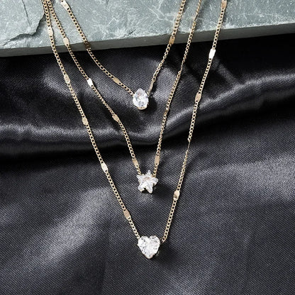 Crystal Zircon Heart