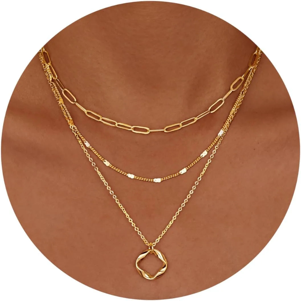 Layered 14K Gold Plated