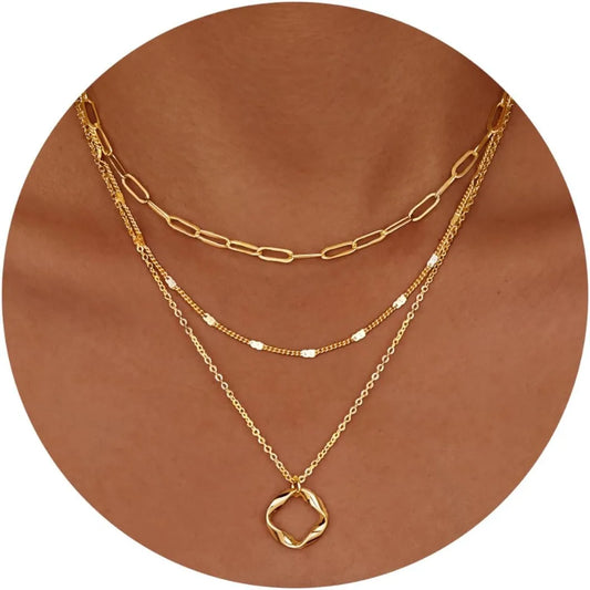Layered 14K Gold Plated