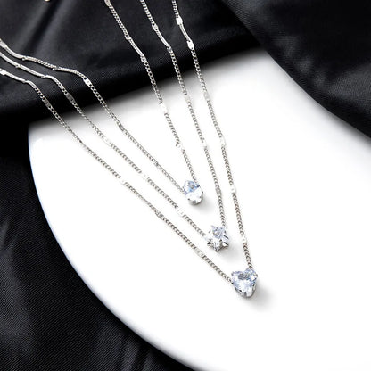 Crystal Zircon Heart
