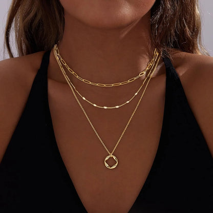 Layered 14K Gold Plated